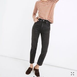 Madewell The Perfect Vintage Ankle Jean in Claybrook Wash black 23
